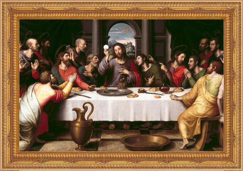 The Last Supper Framed Image 16" x 19" - Gerken's Religious Supplies