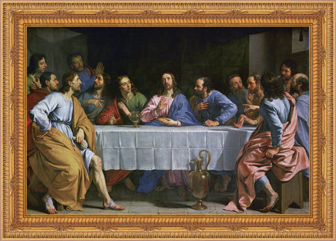 The Last Supper Framed Image 16" x 19" - Gerken's Religious Supplies
