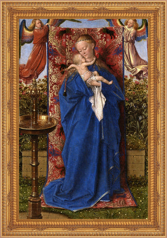 Madonna at the Fountain Framed Image 16" x 19" - Gerken's Religious Supplies