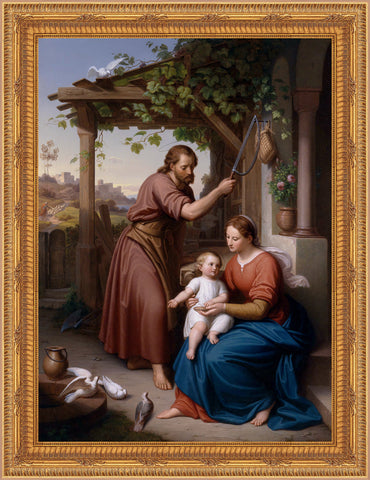 The Holy Family Framed Image 16" x 19" - Gerken's Religious Supplies