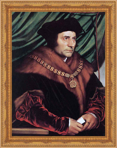 Saint Thomas More Framed Image 16" x 19" - Gerken's Religious Supplies