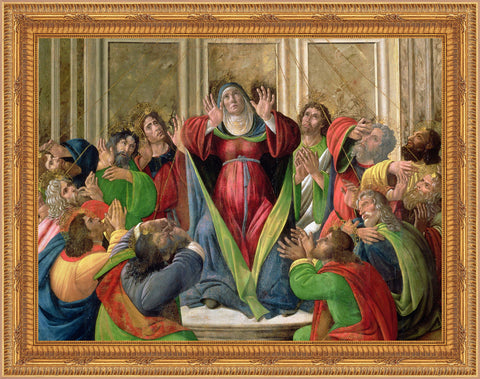 Pentecost Framed Image 16" x 19" - Gerken's Religious Supplies