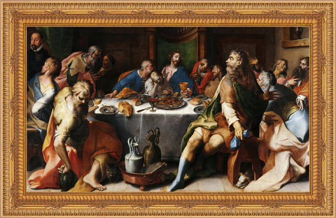 The Last Supper Framed Image 16" x 19" - Gerken's Religious Supplies