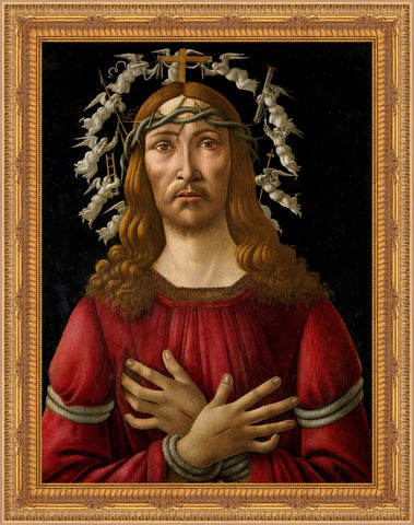 Man of Sorrows Framed Image 16" x 19" - Gerken's Religious Supplies