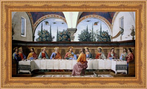 The Last Supper Framed Image 16" x 19" - Gerken's Religious Supplies