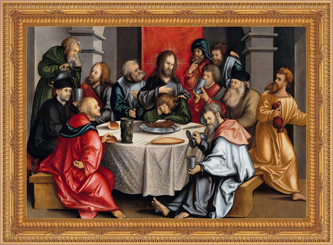 The Last Supper Framed Image 16" x 19" - Gerken's Religious Supplies