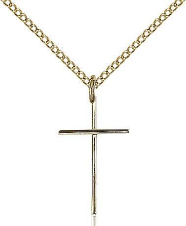 Cross Gold Filled Pendant - Gerken's Religious Supplies