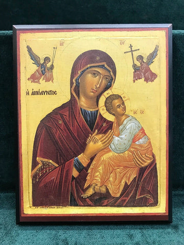 Virgin and Child Icon - Medium - Gerken's Religious Supplies