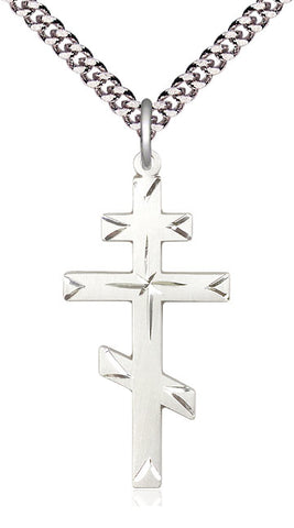 St. Andrew Cross Sterling Silver Pendant - Gerken's Religious Supplies