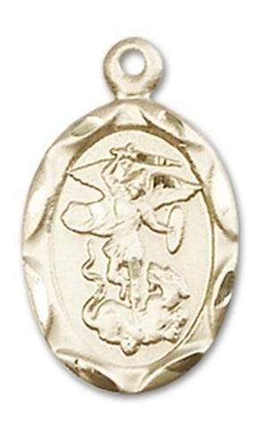 St. Michael the Archangel 14kt Gold Medal - Gerken's Religious Supplies