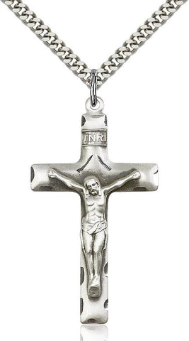 Crucifix Sterling Silver Pendant - Gerken's Religious Supplies