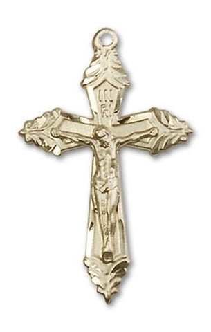 Crucifix 14kt Gold Medal - Gerken's Religious Supplies