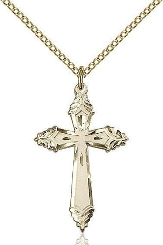 Cross Gold Filled Pendant - Gerken's Religious Supplies