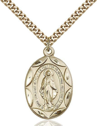 Miraculous Gold Filled Pendant - Gerken's Religious Supplies