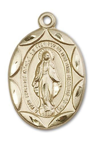Miraculous 14kt Gold Medal - Gerken's Religious Supplies