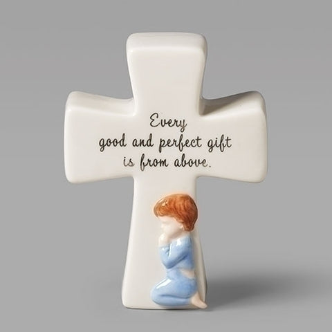Gerken's Religious Supplies - Boy Prayer Box Cross Valencia