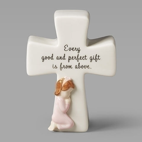 Gerken's Religious Supplies - Girl Prayer Box Cross Valencia