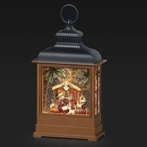 Lighted Swirl Nativity Lantern - Gerken's Religious Supplies
