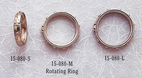 Medium Rotating Rosary Ring - Gerken's Religious Supplies
