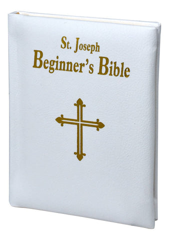 St. Joseph's Beginner Bible - White - Gerken's Religious Supplies