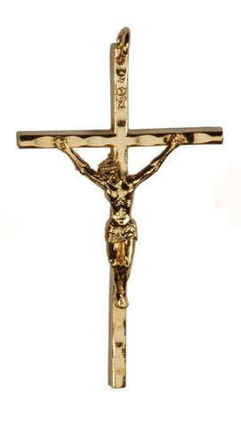 Gold Plated Rosary Crucifix 2-1/2" - Gerken's Religious Supplies