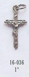 Oxidized Silver Rosary Crucifix - Gerken's Religious Supplies