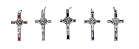 Small Black St. Benedict Crucifix 1-1/2" - Gerken's Religious Supplies
