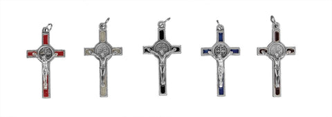 Small Luminous St. Benedict Crucifix 1-1/2" - Gerken's Religious Supplies