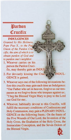 Pardon Rosary Crucifix 2" - Gerken's Religious Supplies