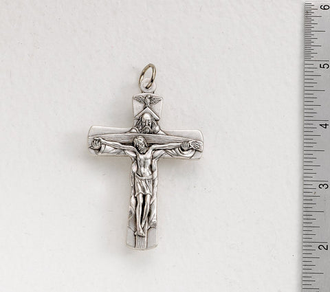 Trinity Crucifix on Cord 2-3/4" - Gerken's Religious Supplies