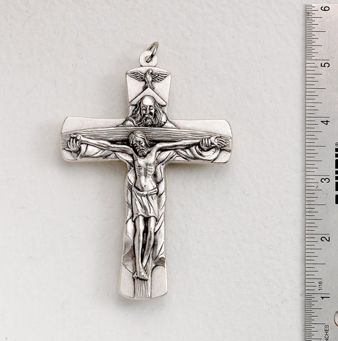 Trinity Crucifix - Extra Large 4" - Gerken's Religious Supplies