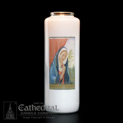 Immaculate Heart of Mary 6 Day Candle