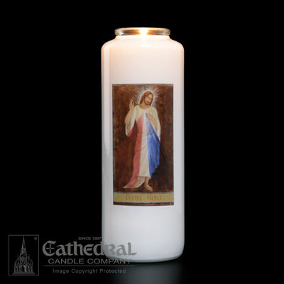 Divine Mercy 6 Day Candle