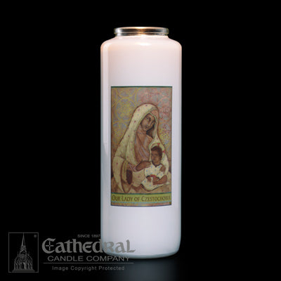 Our Lady of Czestochowa 6 Day Candle