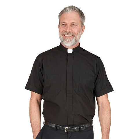 Short Sleeve Summer Comfort Clergy Shirt - Gerken's Religious Supplies
