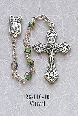 Vitrail Glass Bead Children's Rosary - Gerken's Religious Supplies