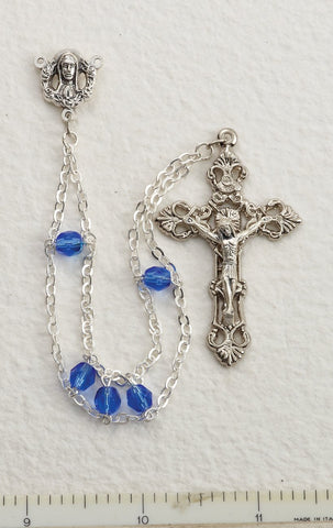 Sapphire Ladder Rosary - Gerken's Religious Supplies