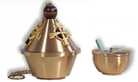 Cone Shaped Censer & Boat - Gerken's Religious Supplies