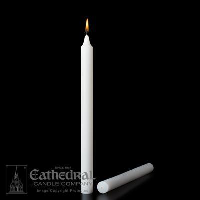 25/32" X 8-1/4" Stearine Candles - Gerken's Religious Supplies