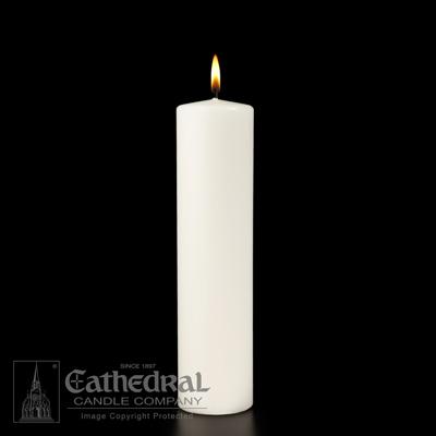 White Pillar Christ Candle - Gerken's Religious Supplies