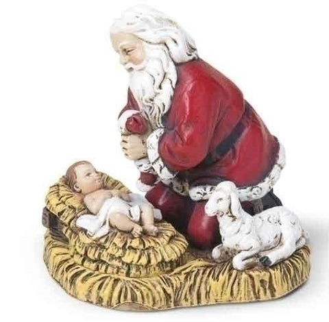 2.75" Kneeling Santa Figure - Gerken's Religious Supplies