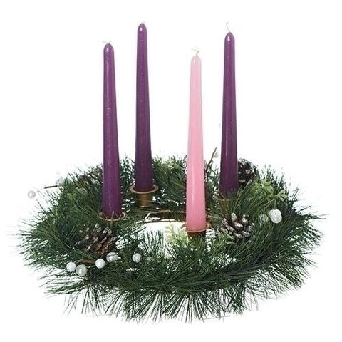 Pine Cone Advent Wreath - Gerken's Religious Supplies