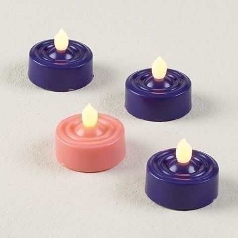 LED Advent Tea Light Set - Gerken's Religious Supplies