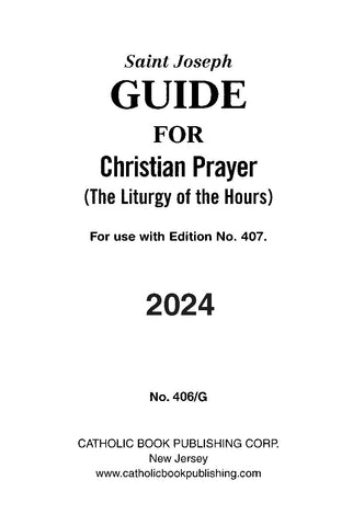2024 Christian Prayer Guide - Standard Type