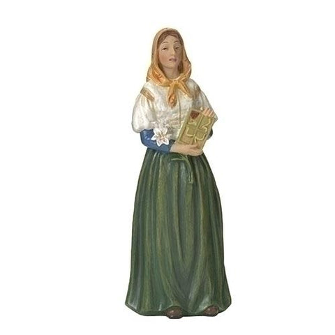 St. Dymphna 3.75" Statue - Gerken's Religious Supplies