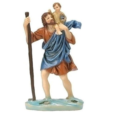 St. Christopher 4.25" Statue - Gerken's Religious Supplies