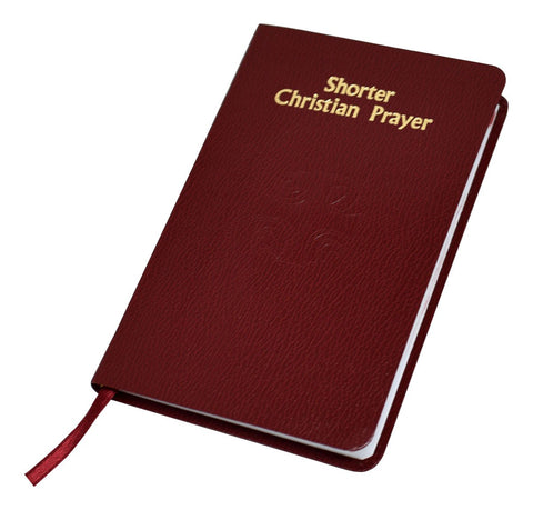 Shorter Christian Prayer - Burgundy Flexible - Gerken's Religious Supplies