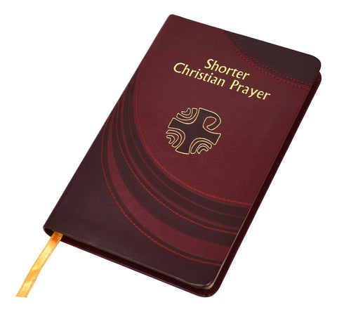 Shorter Christian Prayer - Burgundy Dura-Lux - Gerken's Religious Supplies