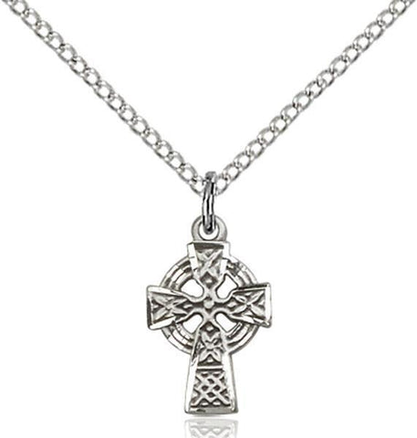 Celtic Cross Sterling Silver Pendant - Gerken's Religious Supplies