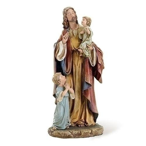 Jesus with Children 10" Statue - Gerken's Religious Supplies